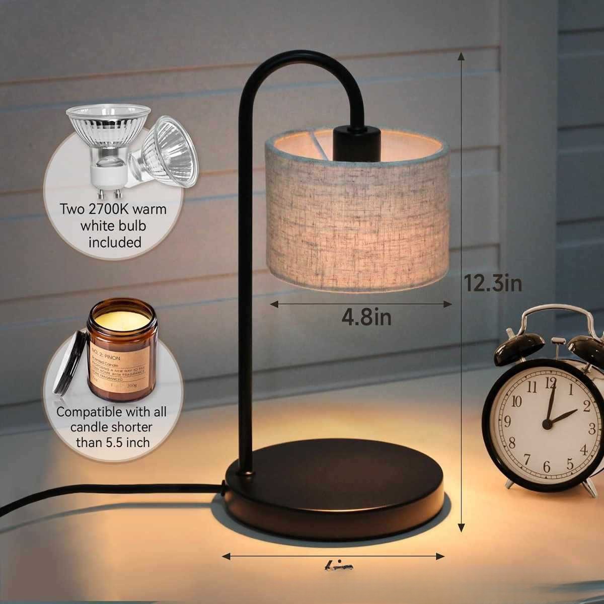Adjustable Candle Table Lamp