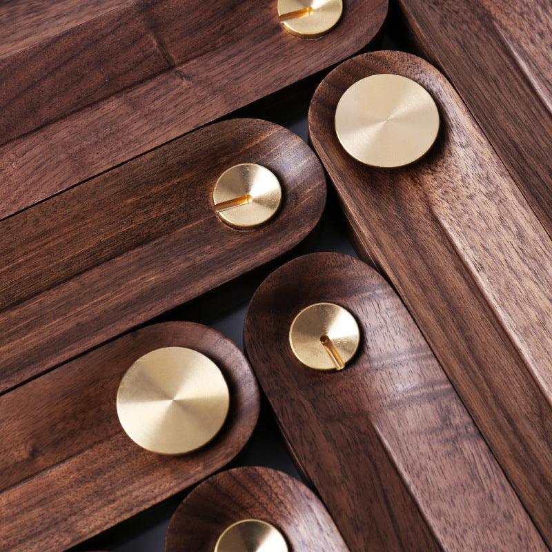 Walnut Wood Incense Holder Box