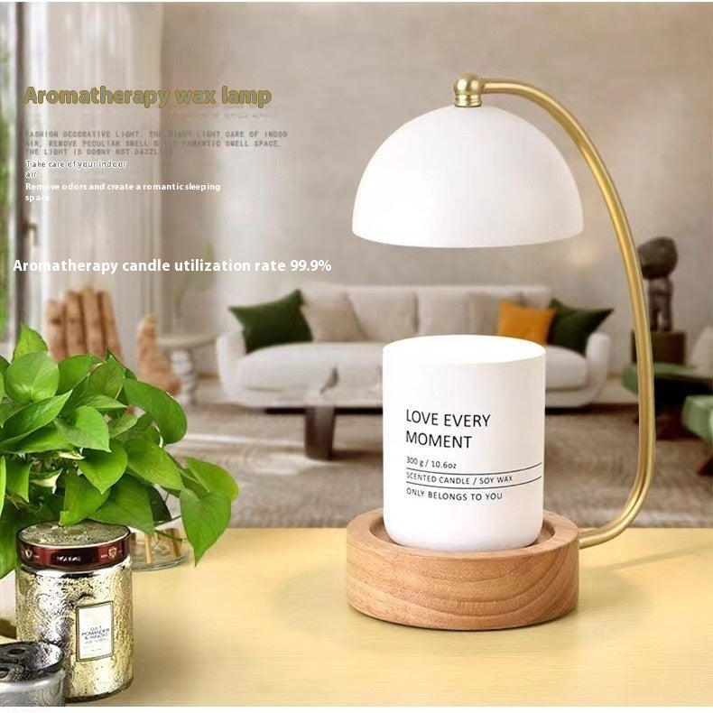 Minimalist Wooden Candle Lamp