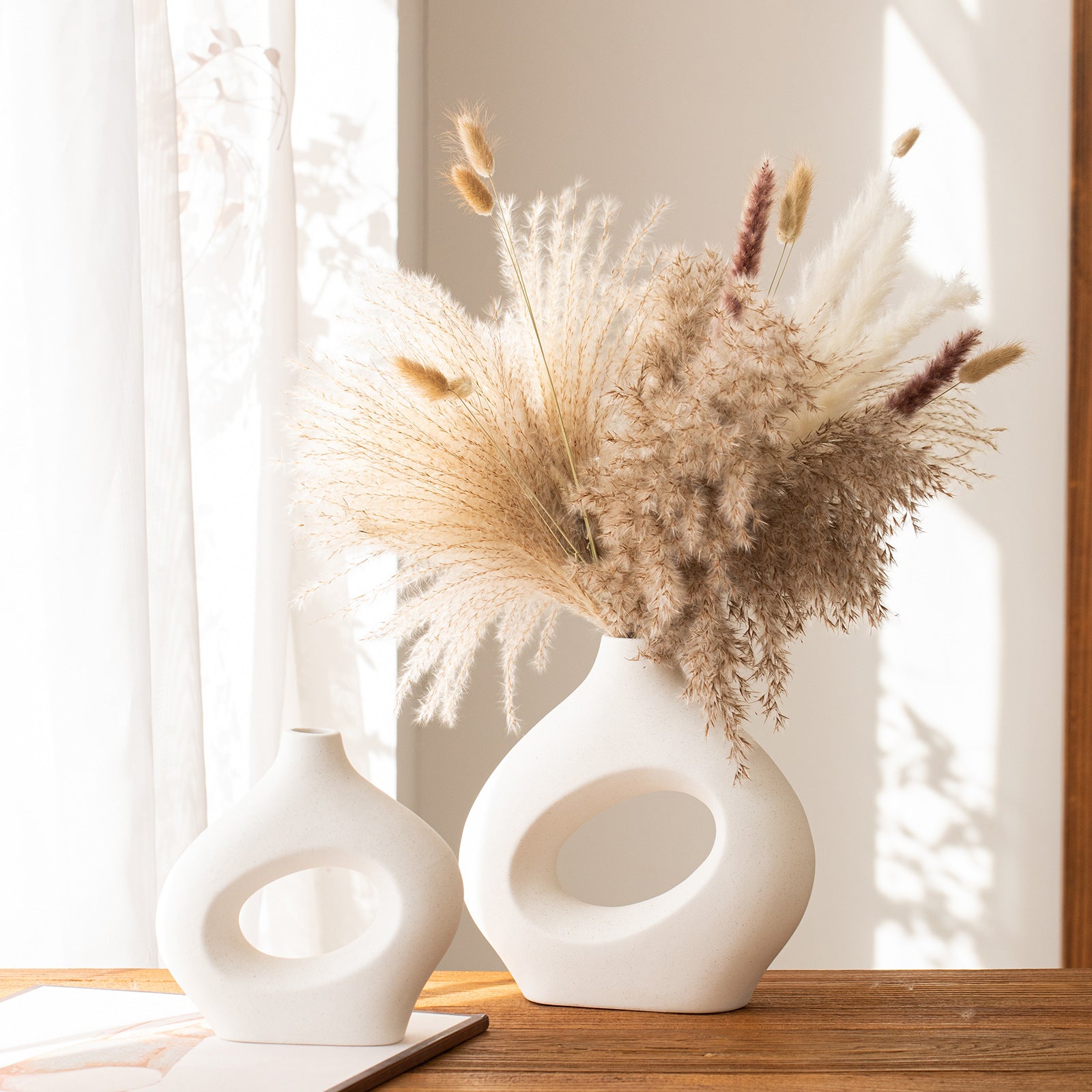Ceramic Circle Decorative Vase