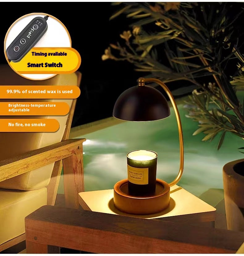 Minimalist Wooden Candle Lamp