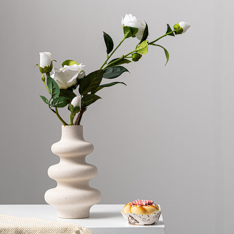 Ring Shape Ceramic Vase