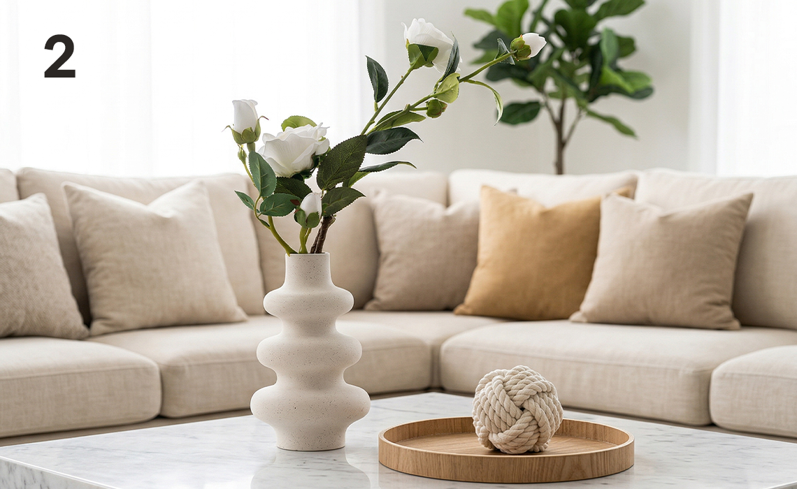 Add depth with ceramics