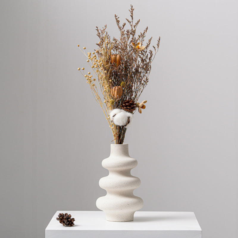 Ring Shape Ceramic Vase